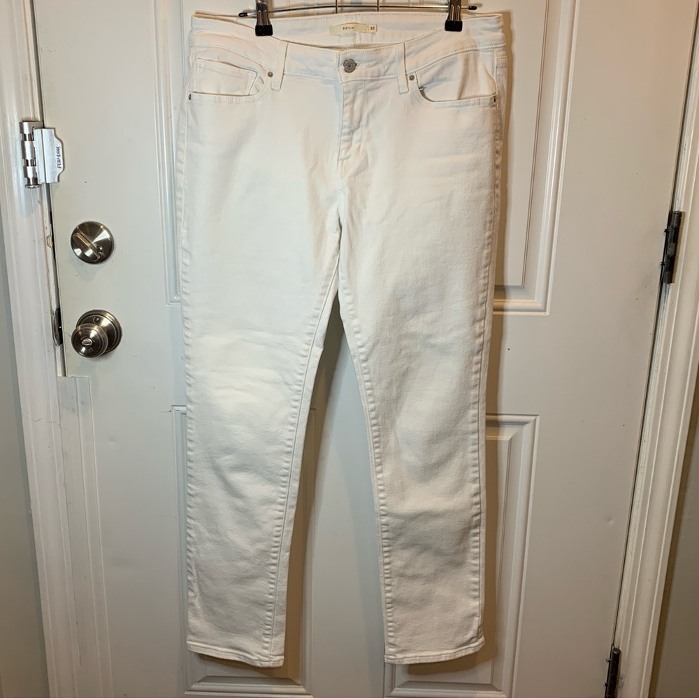 Levi's Premium 712 Slim Women's Jeans Western White 32 Retail Price $89.50